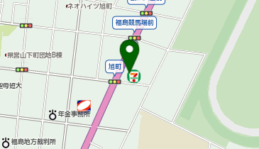 セブンイレブン 福島競馬場前店の地図画像