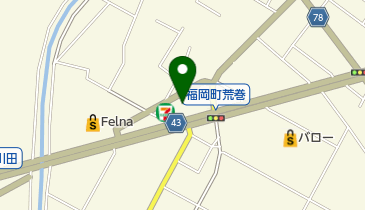 セブンイレブン 岡崎福岡町店の地図画像