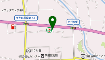 セブンイレブン 福岡吉井新馬場店の地図画像