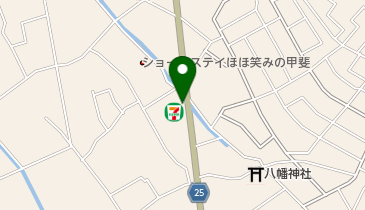 セブンイレブン 甲斐西八幡店の地図画像