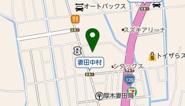 セブン銀行 ヨークマート 厚木妻田店 共同出張所の地図画像