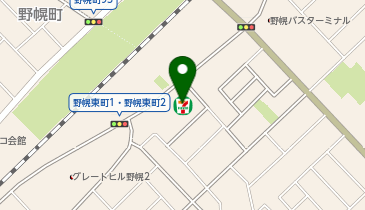 セブンイレブン 江別東野幌店の地図画像