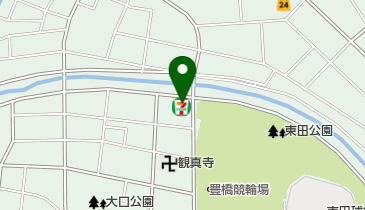 セブンイレブン 豊橋仁連木町店の地図画像