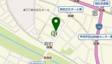 セブンイレブン 甲府相生店の地図画像