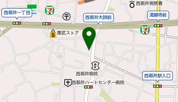セブンイレブン 足立西新井本町店の地図画像