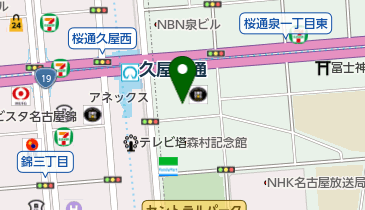 セブンイレブン 名古屋ブロッサ店の地図画像