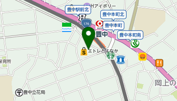 セブン銀行 エトレ豊中 共同出張所の地図画像