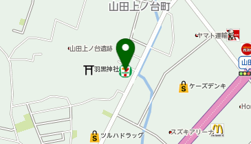 セブンイレブン 仙台山田上ノ台町店の地図画像