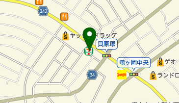 セブンイレブン 竜ケ崎藤ヶ丘1丁目店の地図画像