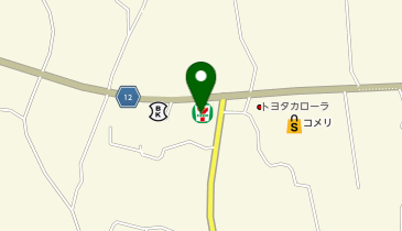 セブンイレブン 三好三野町店の地図画像