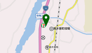 セブンイレブン 南木曽町店の地図画像