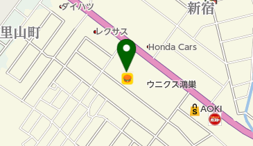 セブン銀行 ウニクス 鴻巣 共同出張所の地図画像