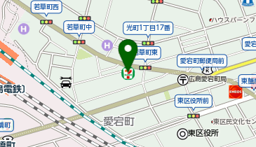 セブンイレブン 広島若草町店の地図画像