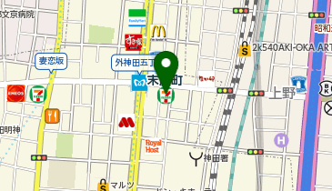 セブンイレブン 外神田4丁目店の地図画像