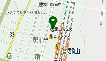 セブンイレブン 郡山駅前店の地図画像