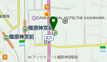 セブンイレブン 橿原神宮前駅東店の地図画像