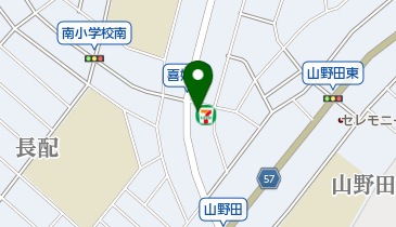 セブンイレブン 長久手山野田店の地図画像