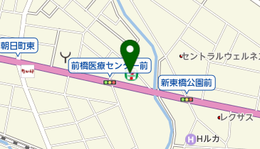 セブンイレブン 前橋朝日町4丁目店の地図画像