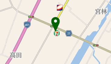 セブンイレブン 会津高田店の地図画像