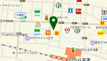 セブンイレブン 八王子ユーロード店の地図画像