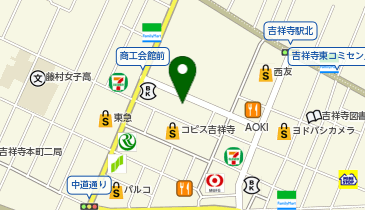 セブン銀行 コピス吉祥寺 共同出張所の地図画像