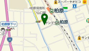 セブン銀行 サンプラザ 柏原店 共同出張所の地図画像