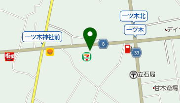 セブンイレブン 朝倉一木店の地図画像