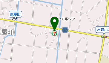 セブンイレブン 浜松東町店の地図画像