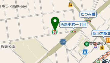 セブンイレブン 葛飾西新小岩4丁目店の地図画像