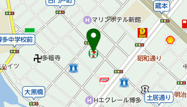 セブンイレブン 博多奈良屋店の地図画像