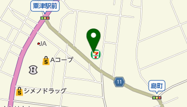 セブンイレブン 小松島町店の地図画像