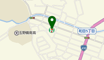 セブンイレブン 玉野和田5丁目店の地図画像