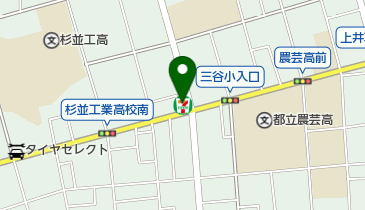 セブンイレブン 杉並上井草3丁目店の地図画像