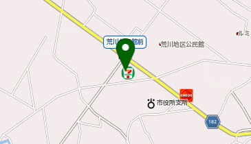 セブンイレブン 村上荒川山口店の地図画像