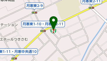 セブンイレブン 月寒2条店の地図画像