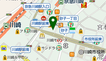 セブンイレブン 川崎駅前本町店の地図画像