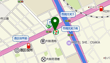 セブンイレブン 大阪市岡1丁目店の地図画像