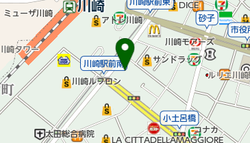 セブンイレブン 川崎駅東口店の地図画像