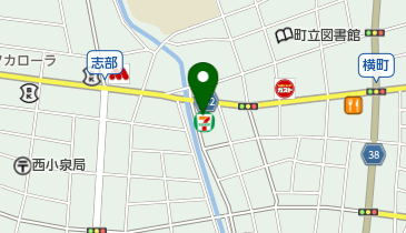 セブンイレブン 大泉中央店の地図画像