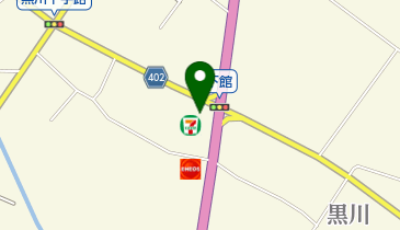 セブンイレブン 胎内黒川店の地図画像