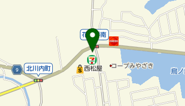 セブンイレブン 宮崎薫る坂店の地図画像