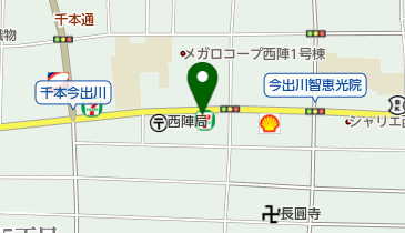 セブンイレブン 京都西陣郵便局店の地図画像