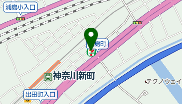 セブンイレブン 横浜浦島町店の地図画像