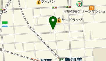 セブンイレブン 大阪加美東4丁目店の地図画像