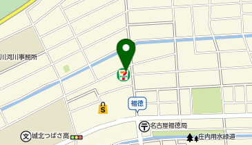 セブンイレブン 名古屋福徳町店の地図画像