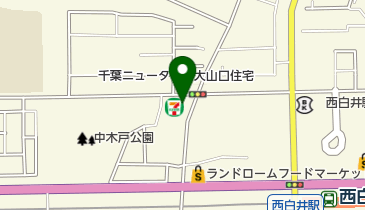 セブンイレブン 白井大山口店の地図画像
