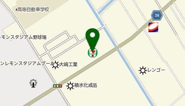 セブンイレブン 防府スポーツセンター前店の地図画像