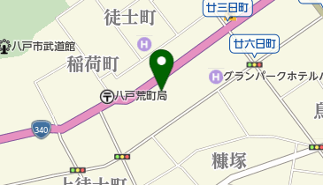 セブン銀行 野村證券 八戸支店 共同出張所の地図画像