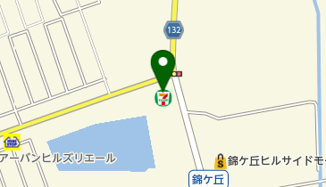 セブンイレブン 仙台錦ケ丘店の地図画像