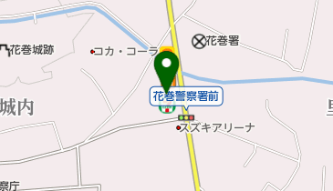セブンイレブン 花巻城内店の地図画像
